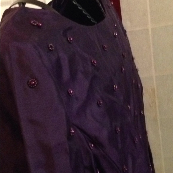 TALBOTS PURE SILK 3/4SLEEVES TAILORED SIZE 8 - Picture 2 of 7